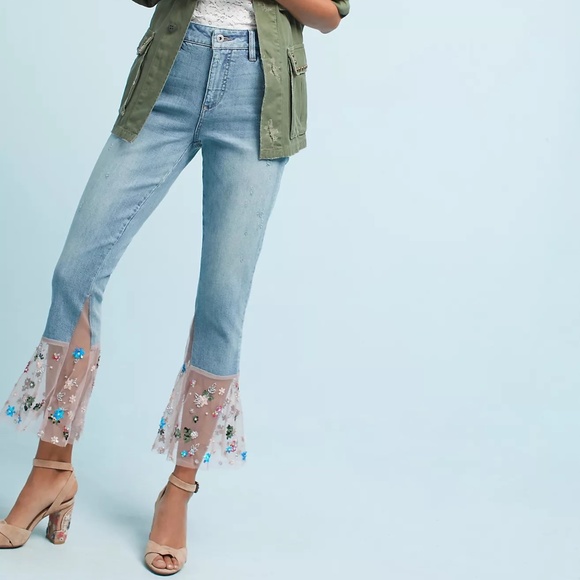 Anthropologie's Pilcro High-Rise Slim Boyfriend Jeans - Picture 1 of 14